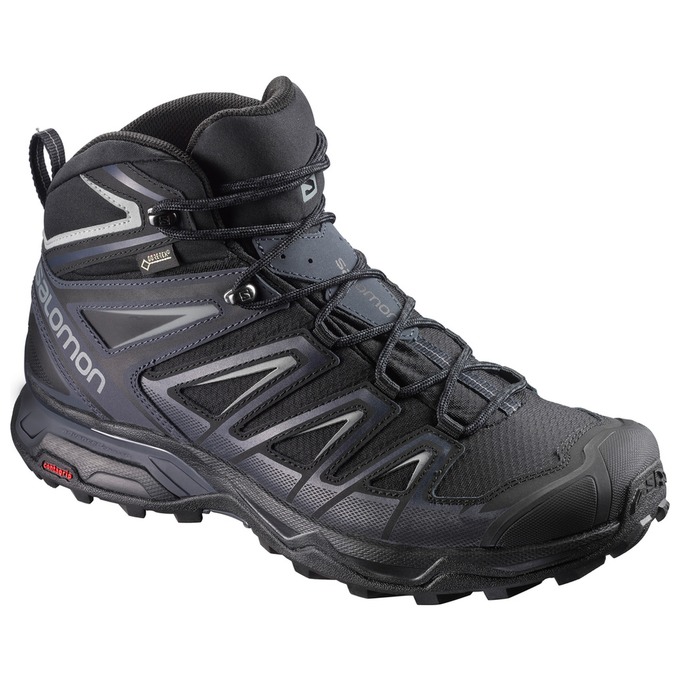 Buty Trekkingowe Męskie Salomon X ULTRA 3 MID GTX® - Czarne - Polska (259-WYAISQ)